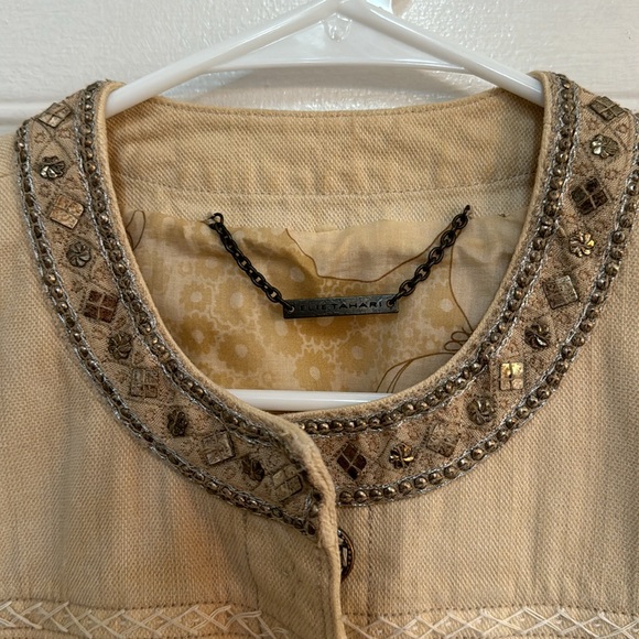 Elie Tahari Denim Jacket size Medium - Picture 2 of 4